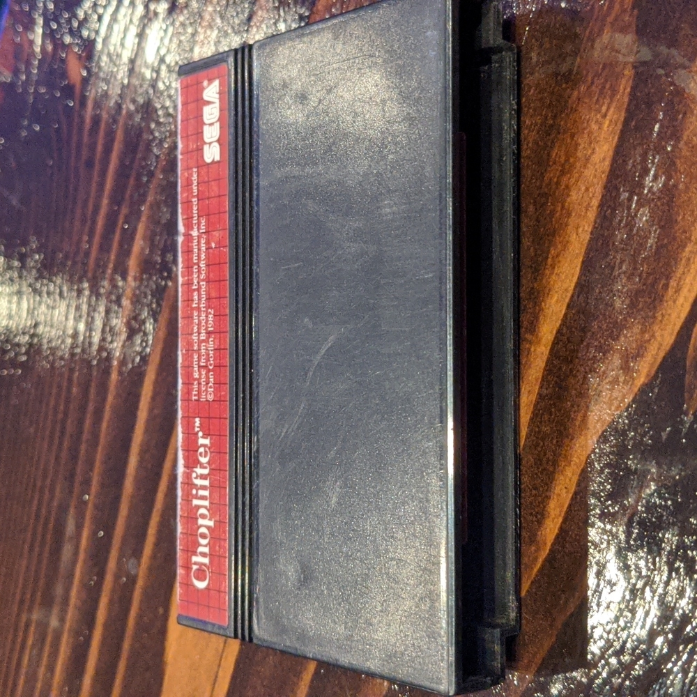 Choplifter game for Sega Master System